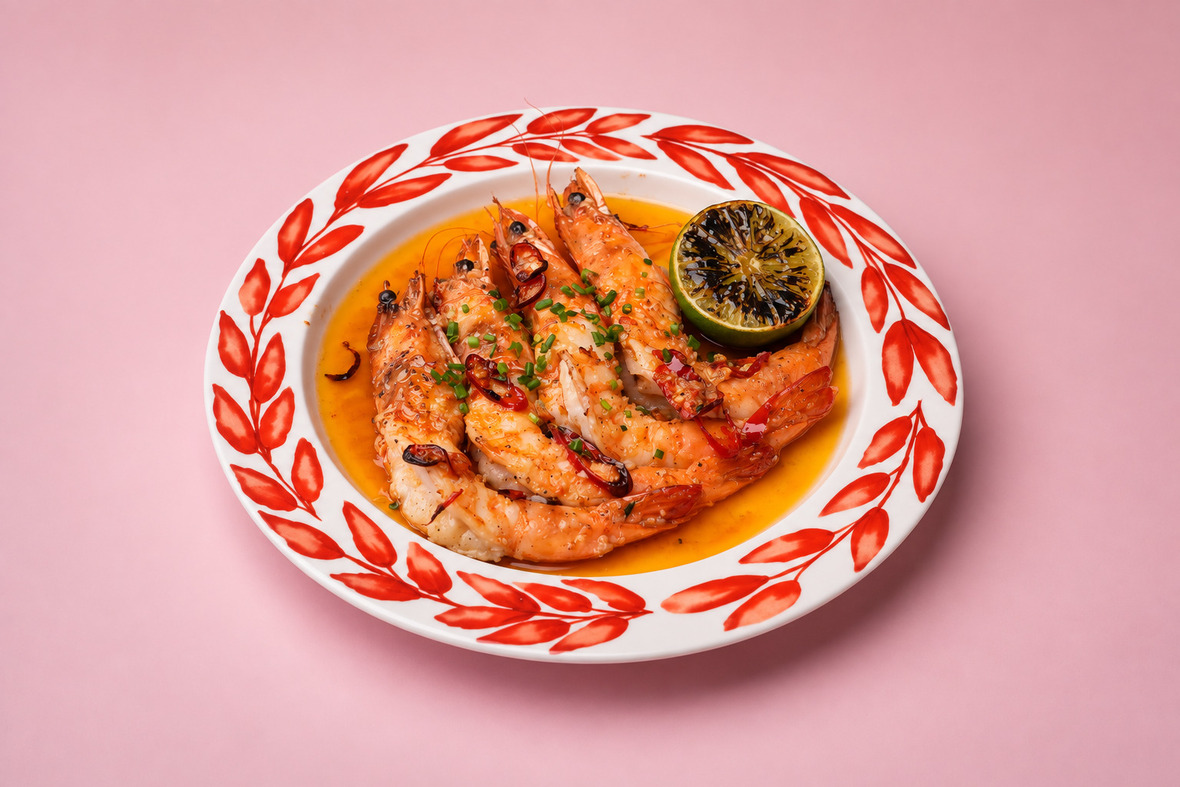 garlic prawns