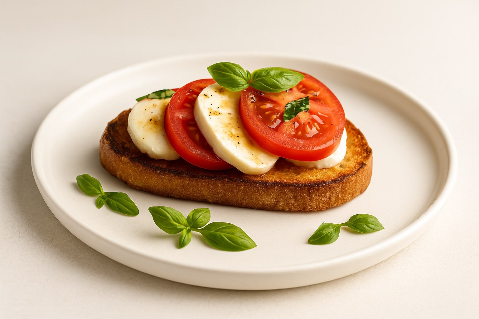 caprese toast
