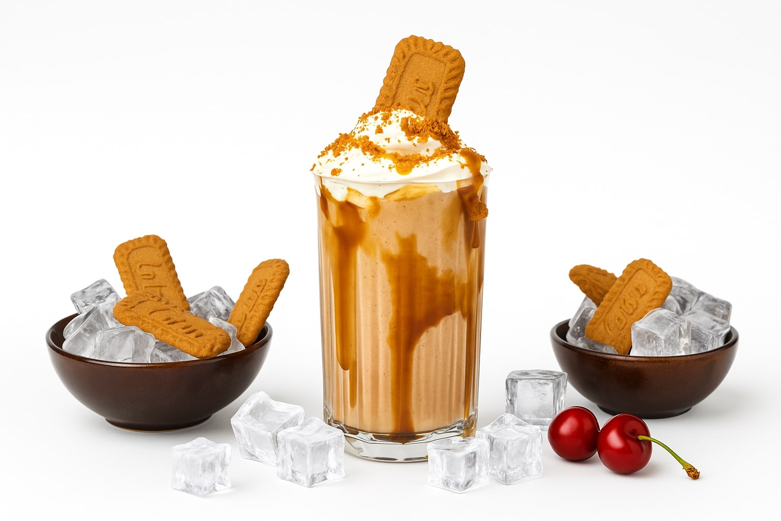 lotus caramel milkshake