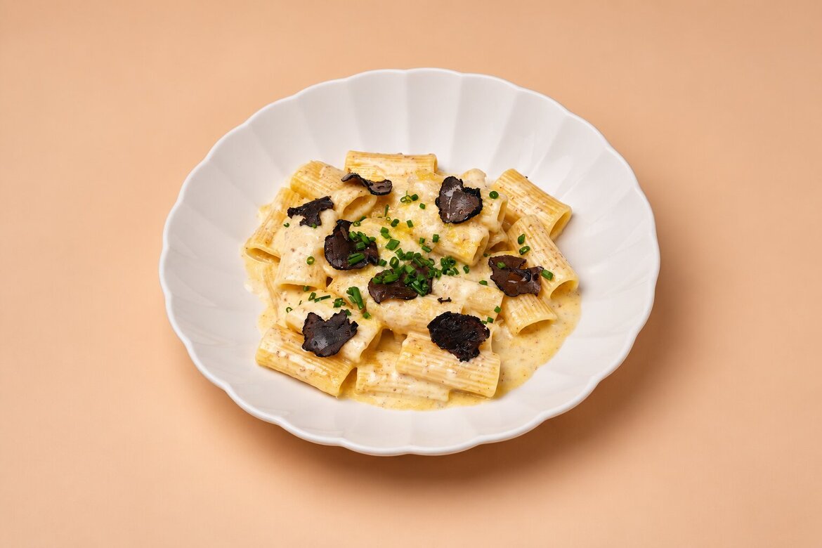 truffle rigatoni