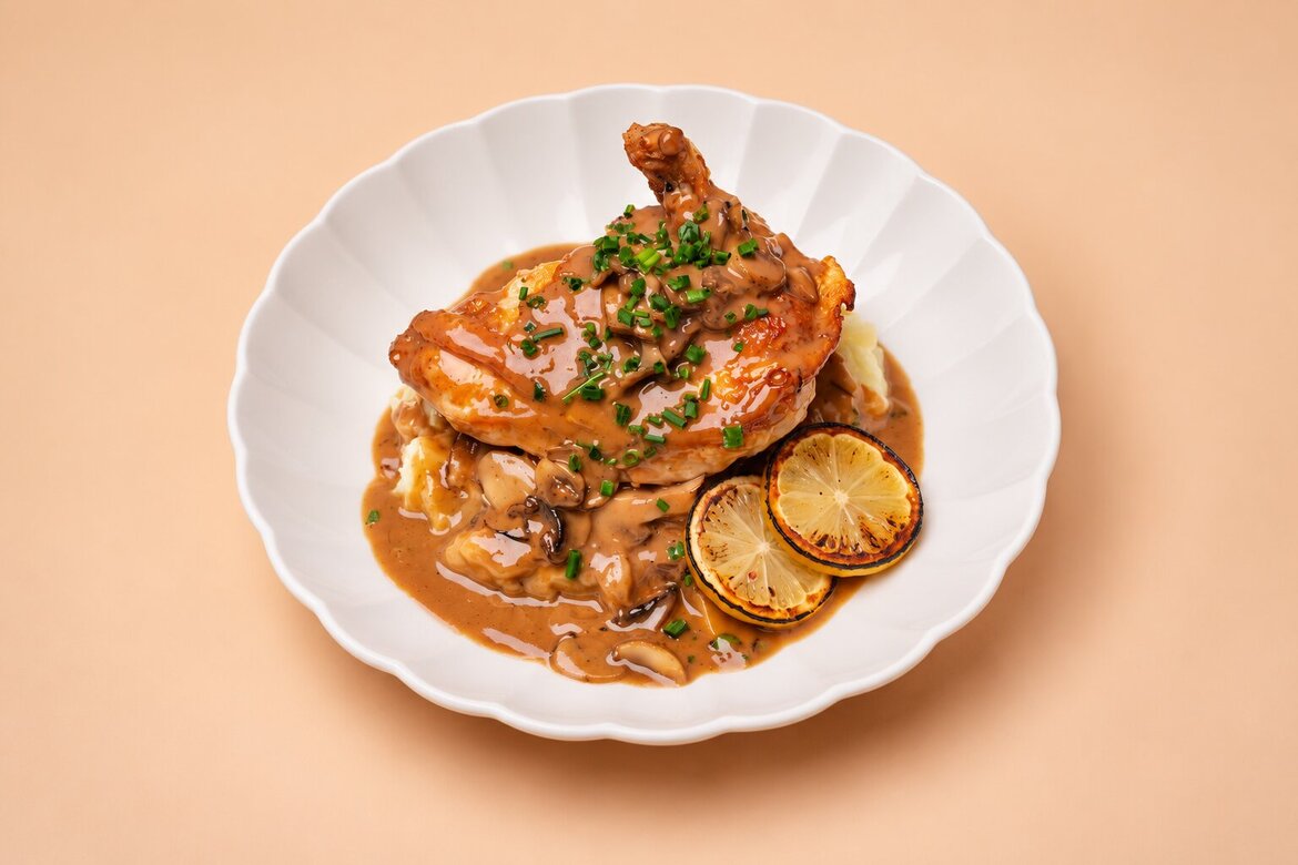 wild mushroom chicken