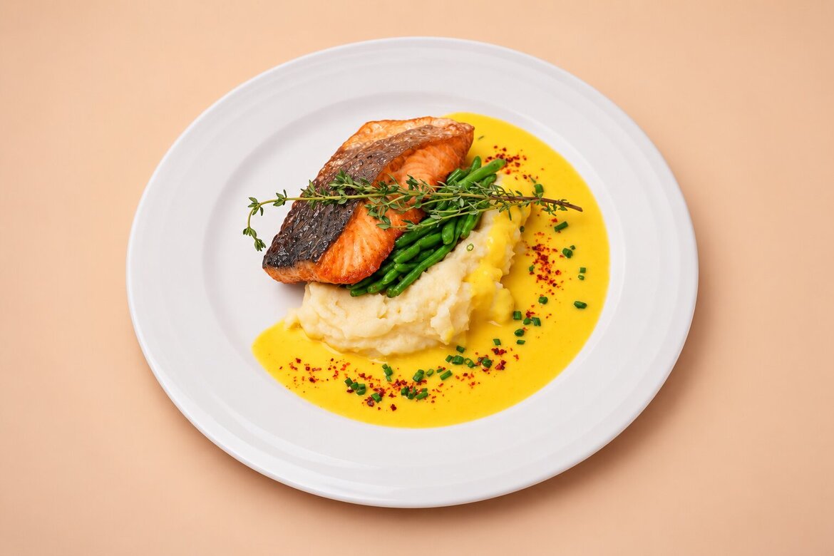 crispy-skin salmon