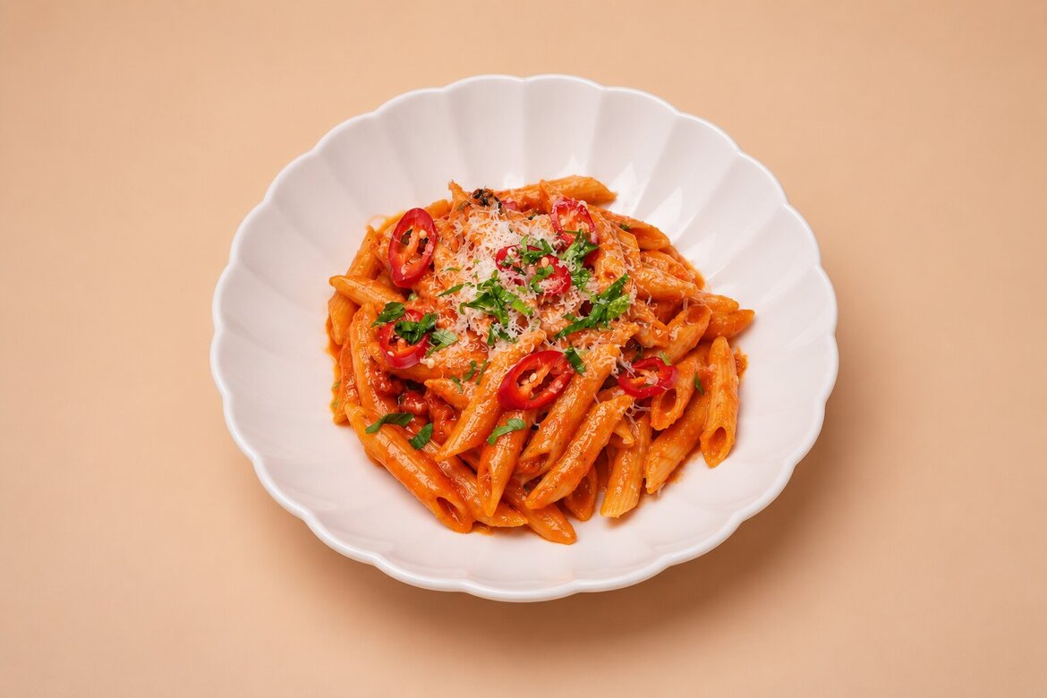 spicy tomato penne
