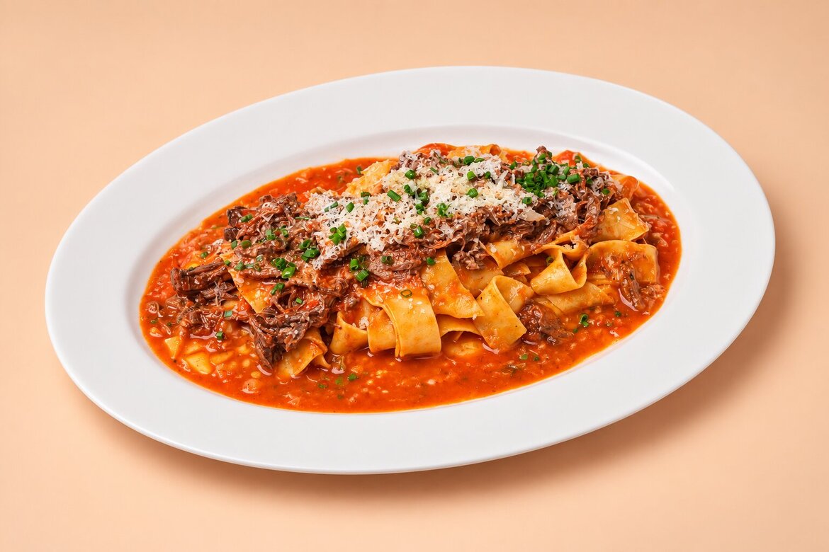 braised beef rib pappardelle