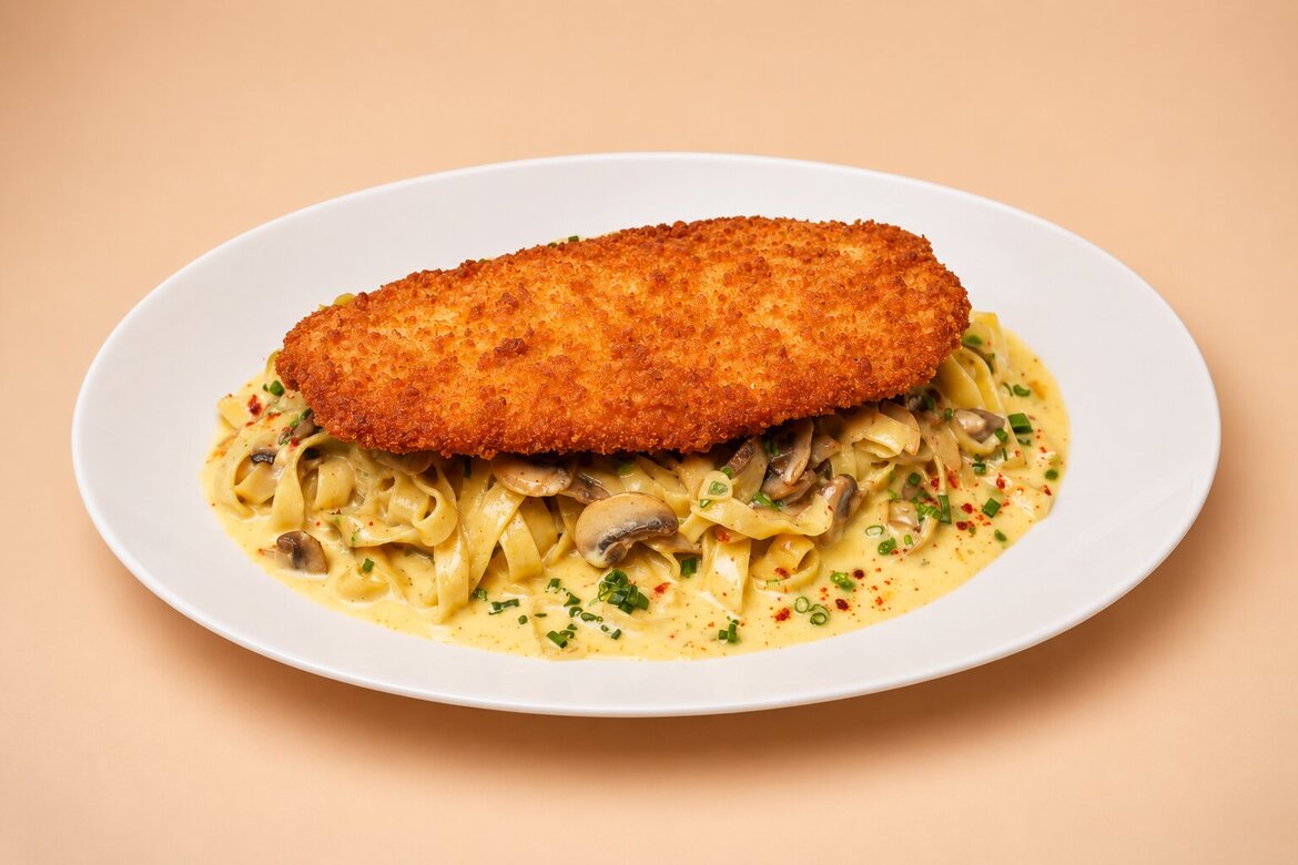 coconut curry chicken fettuccine